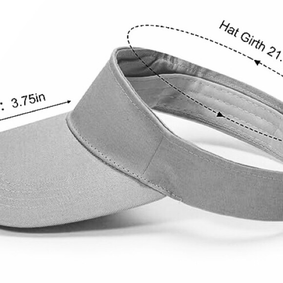 NEW BLANK Adjustable Sports Sun Visor in “Red” - Picture 3 of 3